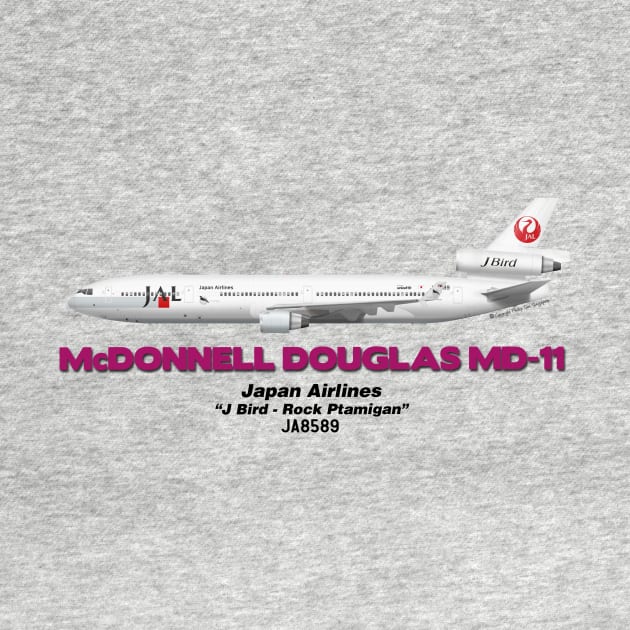 McDonnell Douglas MD-11 - Japan Airlines "J Bird - Rock Ptamigan" by TheArtofFlying